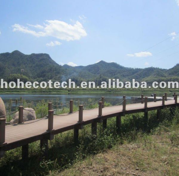 Nuovo stile, decking composito di plastica di legno del ponticello