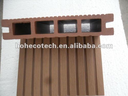 Facile installazione di alta qualità di wpc decking vuoto/legno decking composito di plastica