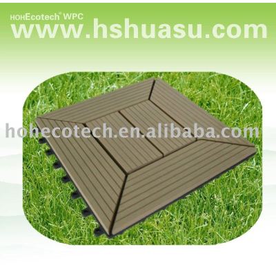 Eco - friendly wood plastic composite decking/ telha de assoalho