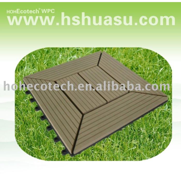 umweltfreundliche hölzerne zusammengesetzte Decking-/Fußbodenplastikfliese
