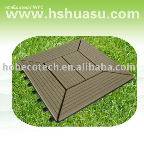 Eco - amichevole legno decking composito di plastica/pavimento di piastrelle