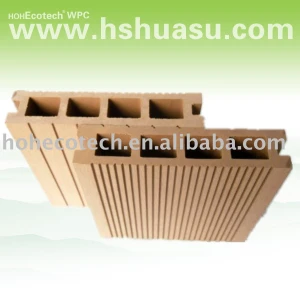 Baratos madeira decking, assoalho plástico, piso decking de wpc piso composto