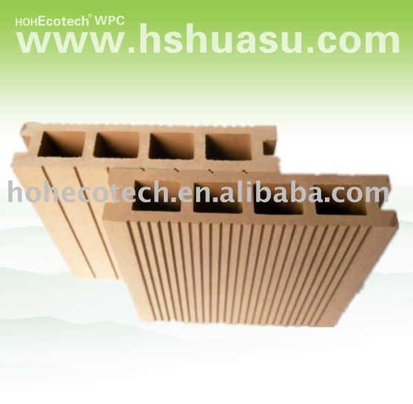 Economici legno decking, pavimento di plastica, wpc piano decking composito piano
