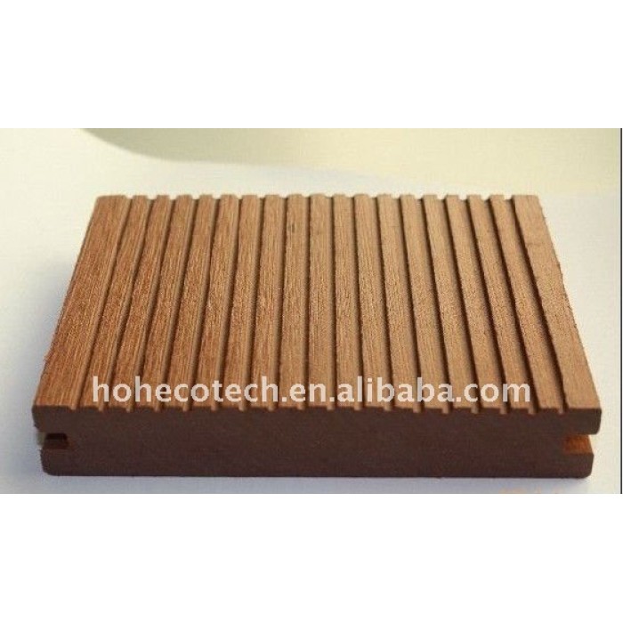 Solido wpc pavimenti in legno decking composito di plastica/decking pavimentazione