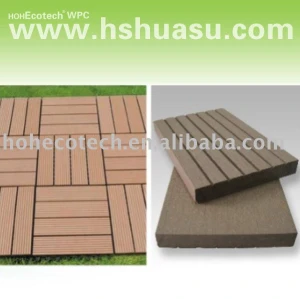 umweltfreundliche hölzerne zusammengesetzte Decking-/Fußbodenplastikfliese