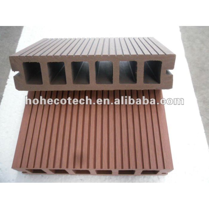 Fácil instalación de alta calidad hueco wpc decking ( ce rohs )