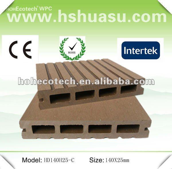 Buen precio en caliente venta eco - ambiente decking del wpc ( ce rohs )
