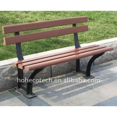 Garantia de qualidade composto plástico de madeira ao ar livre bancada banco wpc/cadeiras