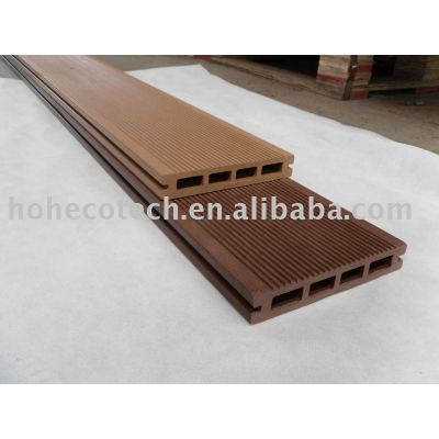 decking/plancher composés en plastique en bois