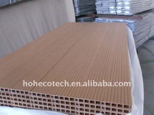 decking de wpc pacote composto plástico de madeira decking telhas decks de vinil