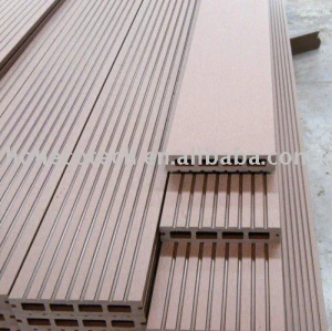 Legno decking composito di plastica/pavimento