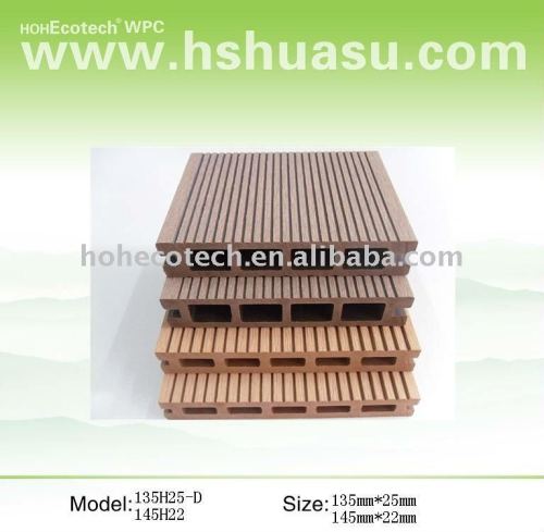 Wpc decking esterno(iso9001,iso14001, rohs, ce)