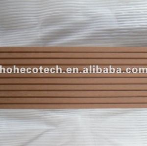 tous les deux ont cannelé le decking de Decking en bambou 145x21mm extérieur extérieur de /wood/le bois de construction composés en plastique en bois de tuile de plate-forme de wpc panneau de plancher