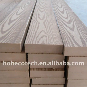 goffratura superficie wpc decking di legno decking composito di plastica piastrelle in vinile piano di calpestio