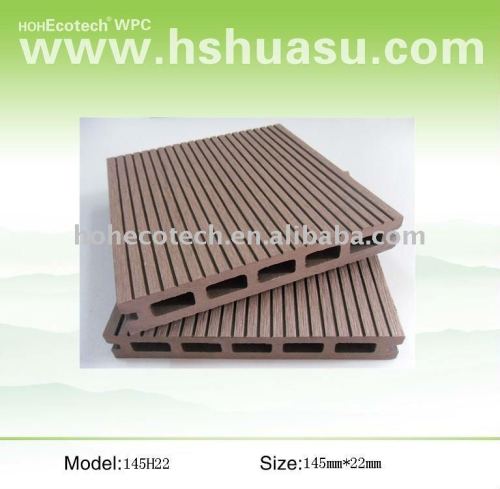 Wpc decking esterno ( iso9001, iso14001, rohs, ce )