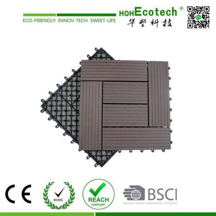 Huasu WPC composite garden decking tiles