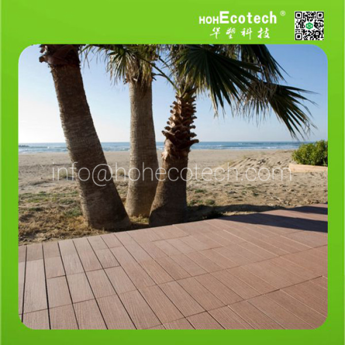wood decking tiles WPC title outdoor tileflooring Composite Tile