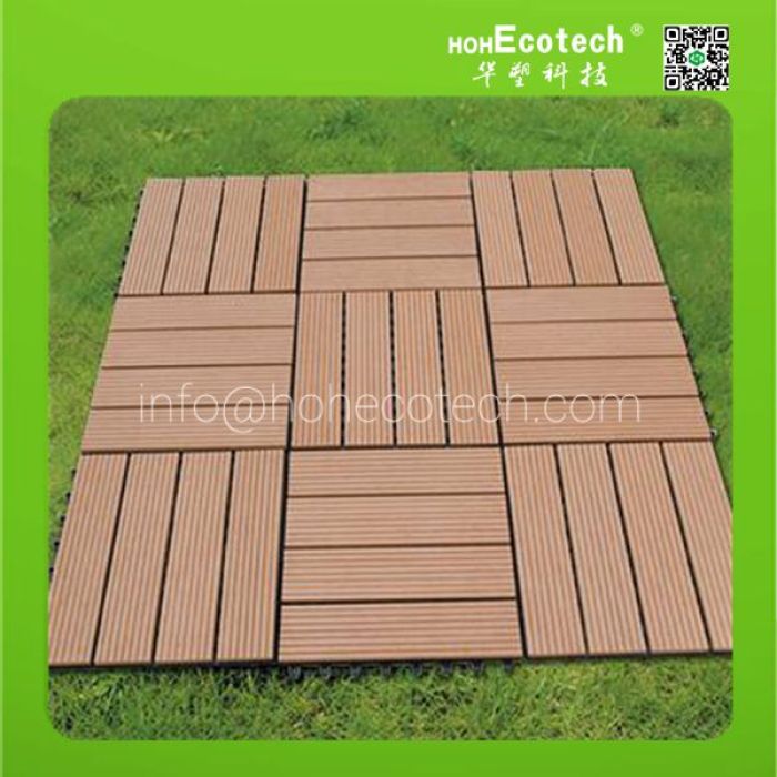 outdoor WPC wooden patio tiles