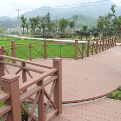 wood plastic composite wpc deckings for landscape gardening
