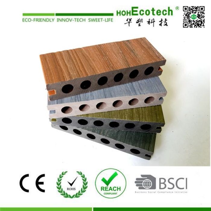 Maintenance-free composite co-extrusion decking