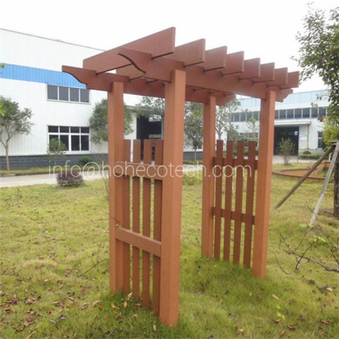 wood composite lumber pergola for garden