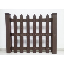 High anti-wind level wood plastic composite fence