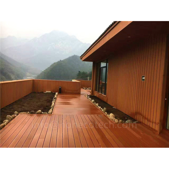 Exterior wall cladding wood plastic composite decorative boards