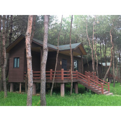 Outdoor leisure wpc wooden house