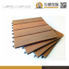 Co-extrusion wood plastic composite deck tile