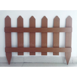 Outdoor non-fading wpc grid fence