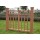 Waterproof wood looking wpc composite railing