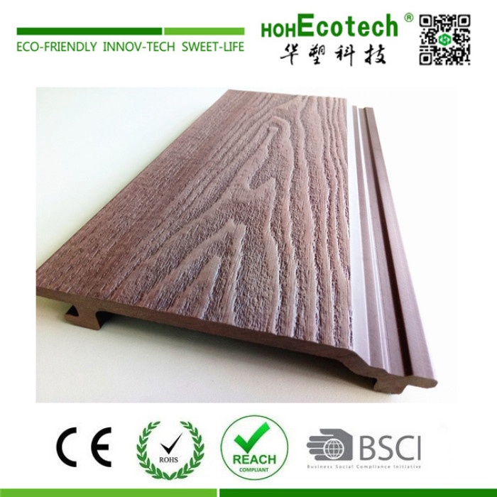 Exterior wall decorative wood plastic composite panel