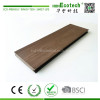 Outdoor wood plastic composite floor decking with deep wood grain