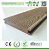 Outdoor wood plastic composite floor decking with deep wood grain