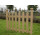 Outdoor wood pladtic composite fence