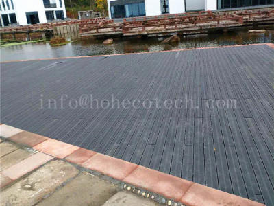 Nuovo progetto di decking nella sala espositiva della città di Huangshan