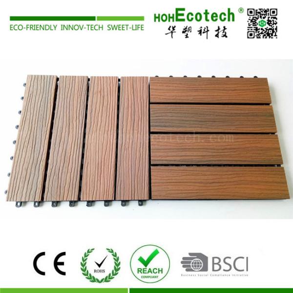 Interlocking ultra easy assemble capped DIY tile floor