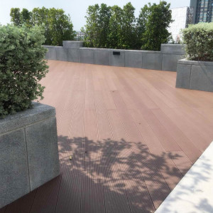 Anti-uv Water-proof Eco-friendly Composite Deck Floor Covering For Outdoor Wpc Decking