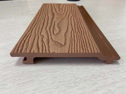 3D deep embossing mixed color wood plastic composite wall cladding