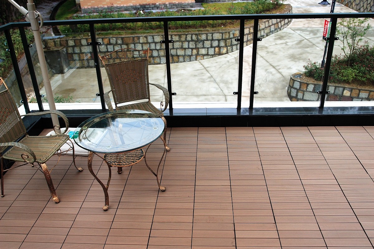 composite deck tile