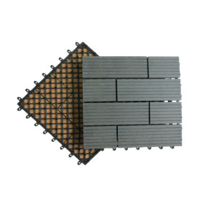 Günstige WPC-Deckfliese mit Kunststoffbasis Hohlplatte