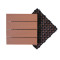 Beautiful wood grain wpc composite deck tile