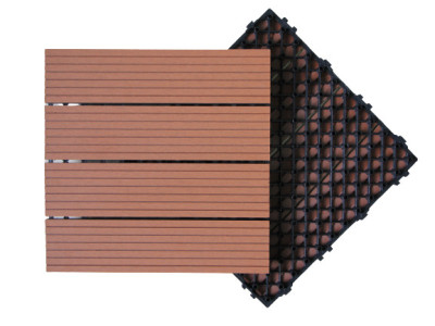 Tuile de bois en plastique Huaus WPC/tuiles extérieures pour porche tuiles extérieures pour porche