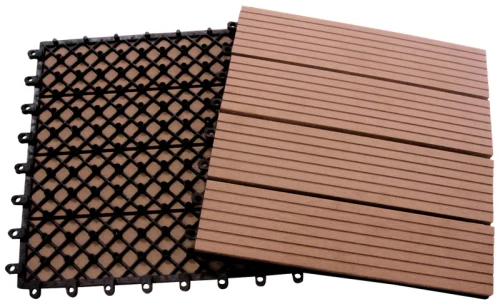 Kunststoffsockel ineinandergreifender Modedesign-WPC-Fliesenboden