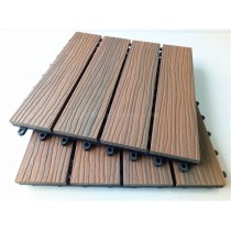 High end skirted wpc decking Co-extrusion easy install Tiles