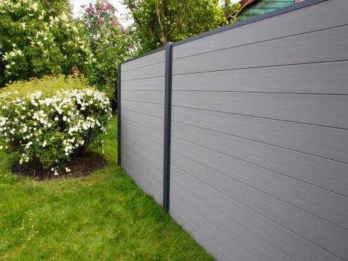 Interlocking  wpc fence panel  outdoor garden Fence