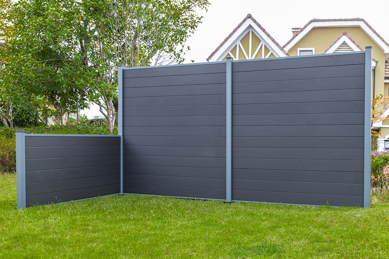 wpc fance outdoor garden fence