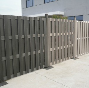 Pannello di recinzione composito in wpc di alta qualità dal design piacevole