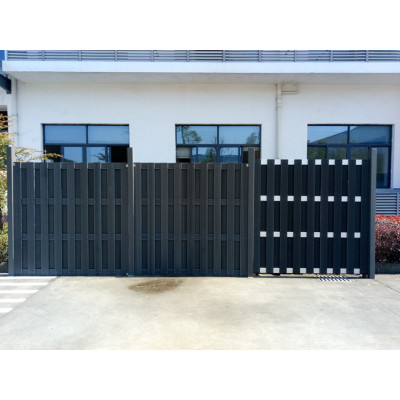 Durable no cracking wood plastic composite fence