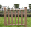 Barandilla de escalera compuesta de wpc de aspecto natural (compuesto de madera y plástico) / barandilla de jardín / barandilla de patio de recreo